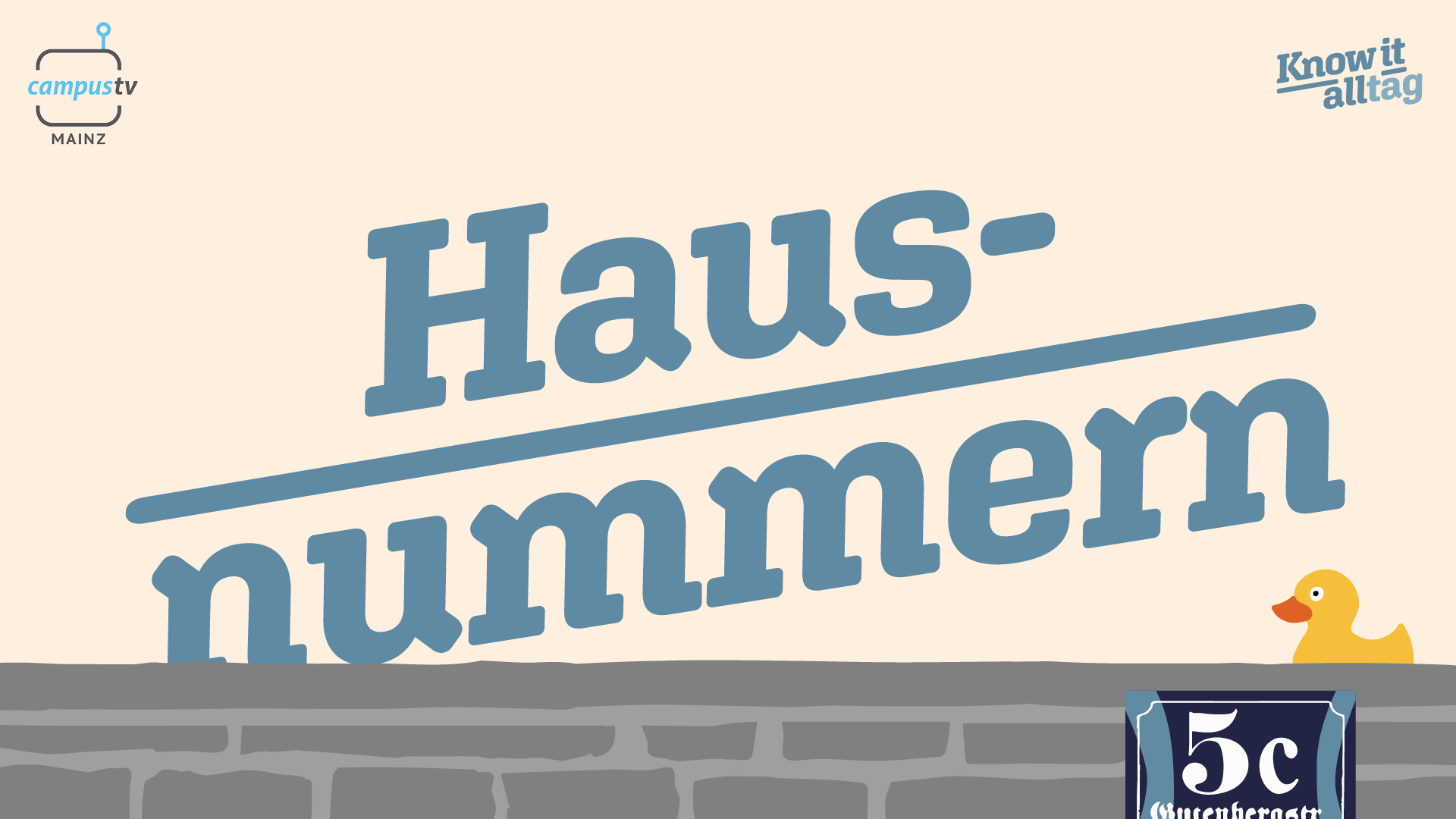Know It Alltag 01: Hausnummern episode artwork